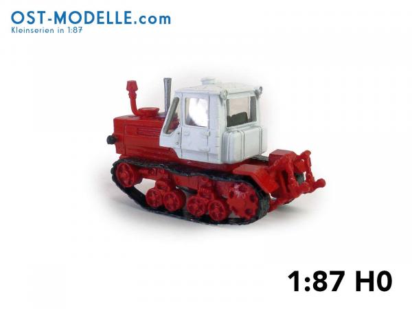 Raupentraktor T150 rot - weiß